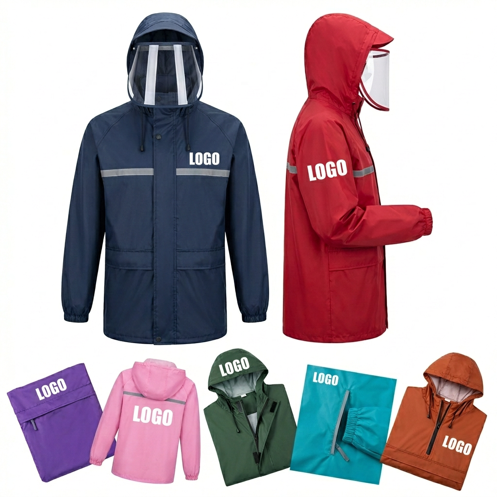 All-Weather Adventure Taffeta Rain Jacket | Compact with Visor & Reflective Trim