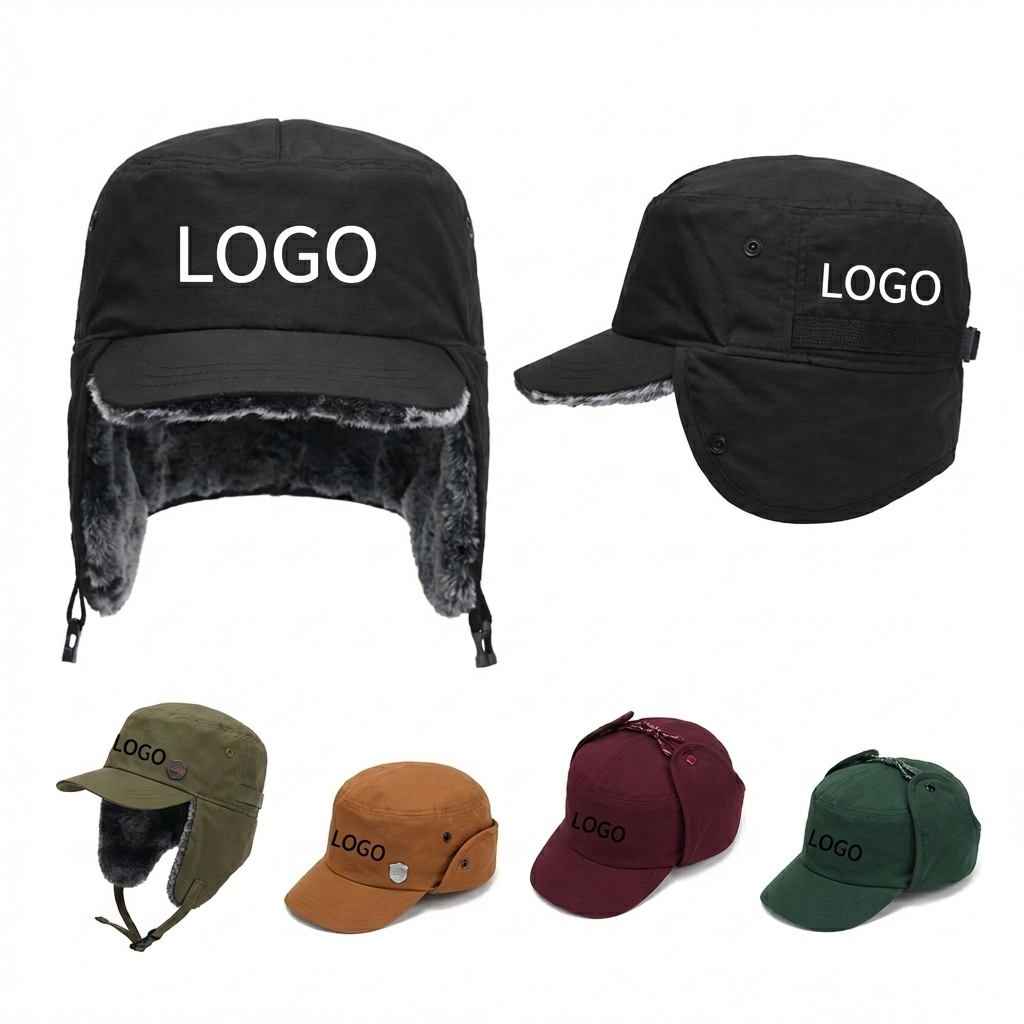 Windproof Water-Resistant Cold Weather Earflap Cap