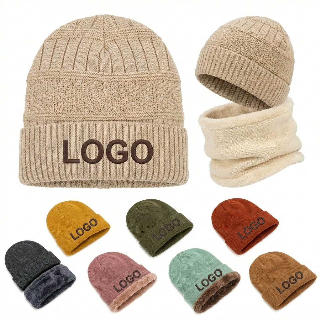 Assorted Knit & Fleece-Lined Winter Hats for Kids