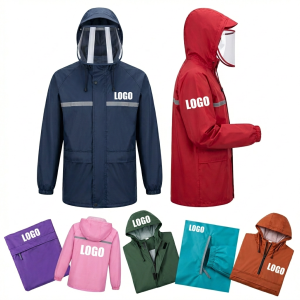 All-Weather Adventure Taffeta Rain Jacket | Compact with Visor & Reflective Trim